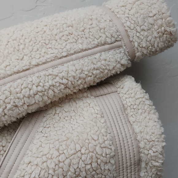 Abercrombie & Fitch Sherpa Moto Jacket - Picture 2 of 6